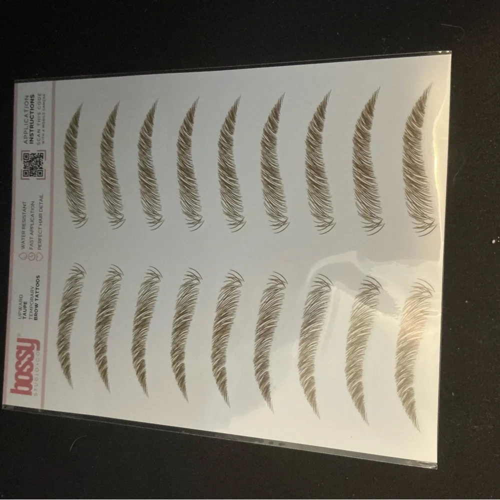 Bossy Eyebrow Tatoo’s and Finish Cream